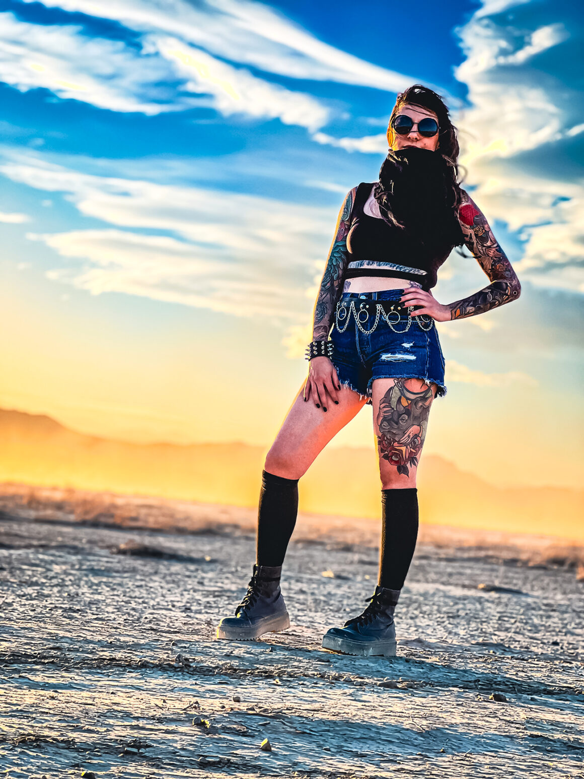 Devie, tattoo model,@deviedowner_gamer
