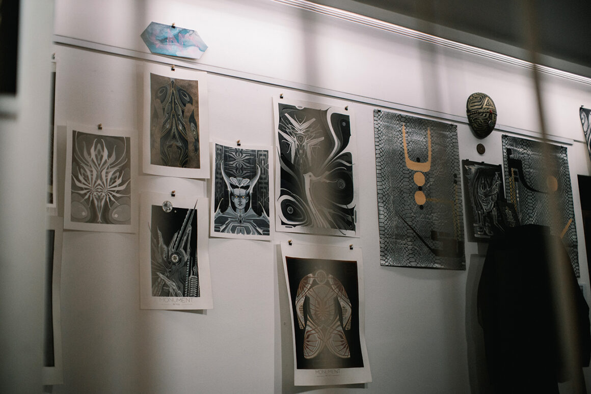 ETHNOFUTURISM art show, 1900 Galerie, photo by @annagphotography