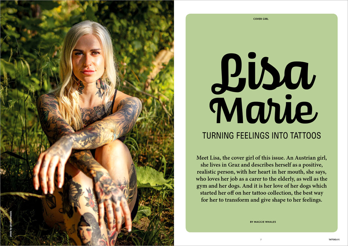Cover girl Lisa Marie