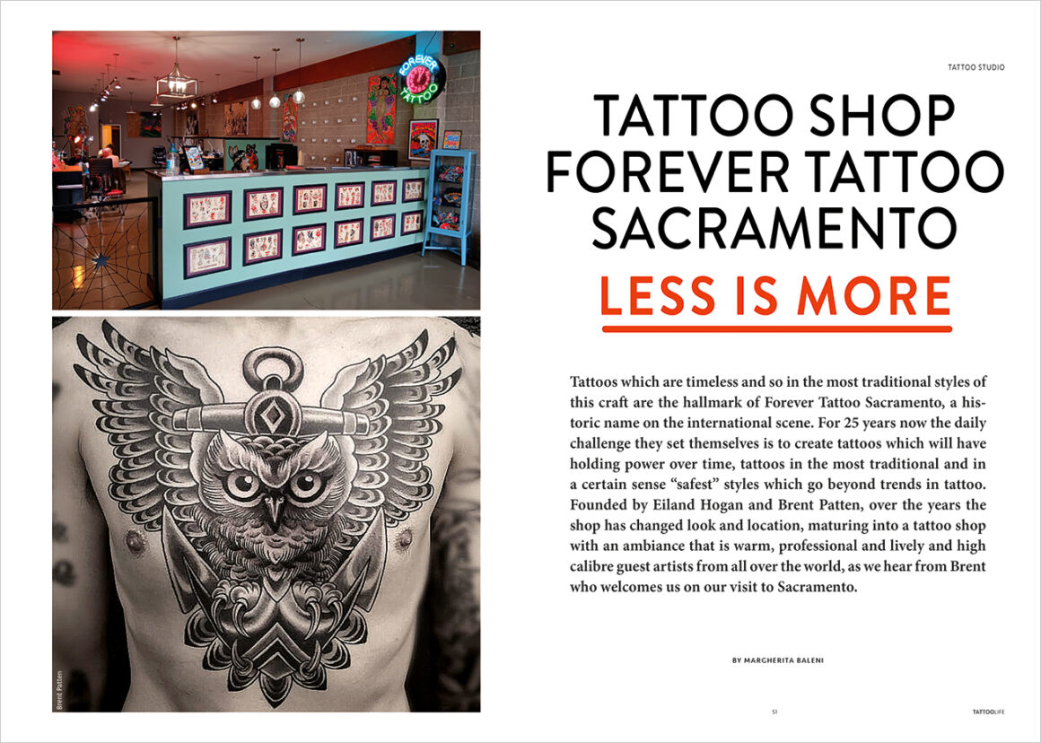Forever Tattoo Sacramento. Less is more