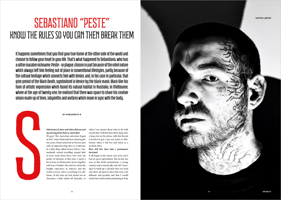 Lines, labyrinths and vortices by Sebastiano “Peste”