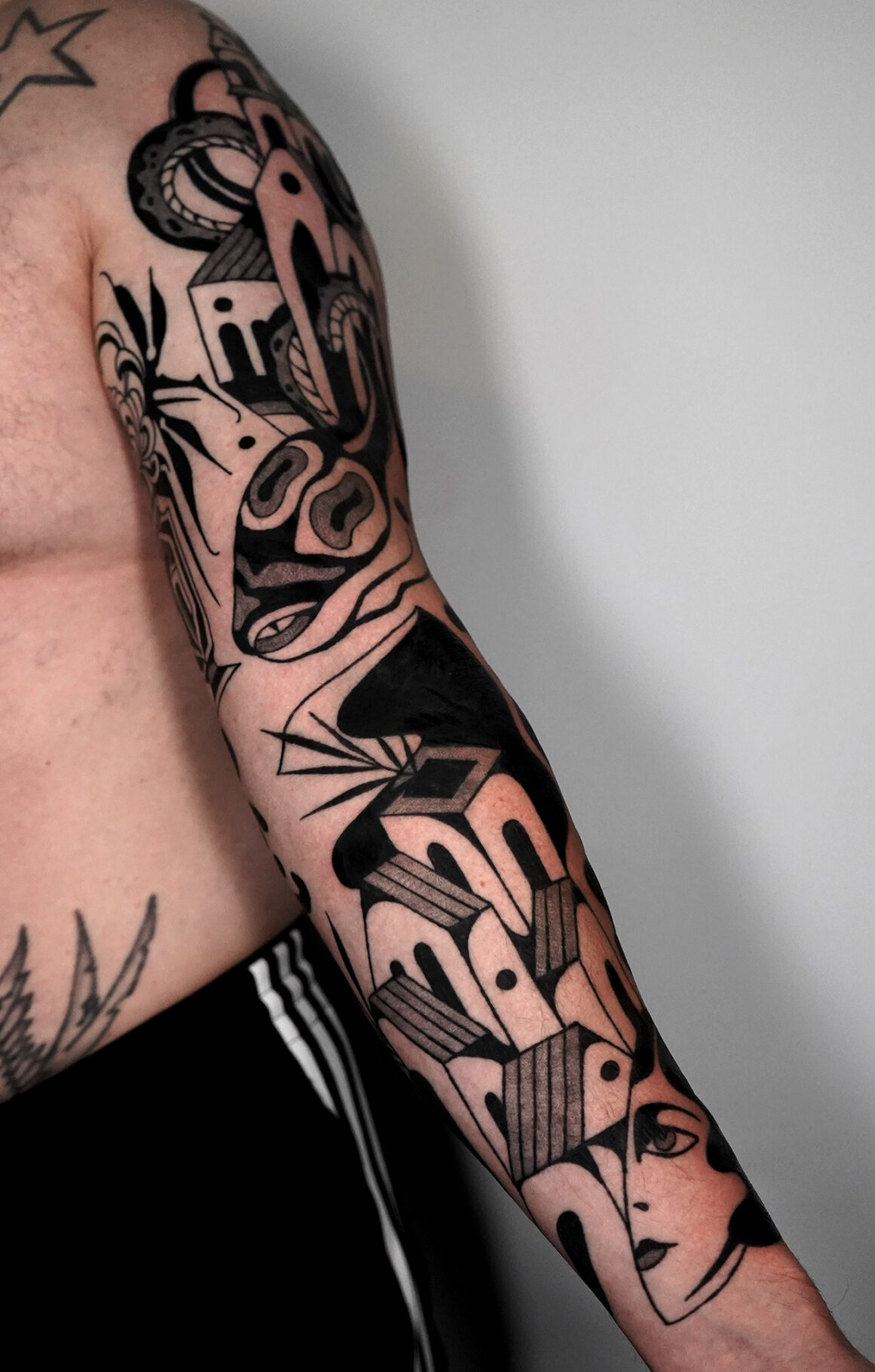 Tattoo by Marco Gruschwitz, @satanischepferde