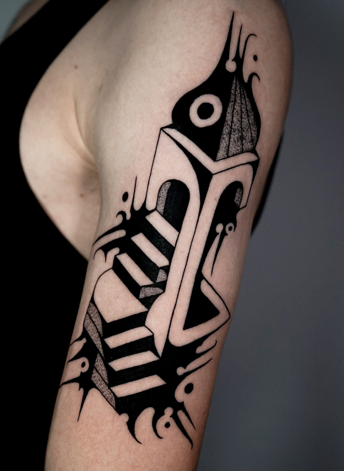 Tattoo by Marco Gruschwitz, @satanischepferde
