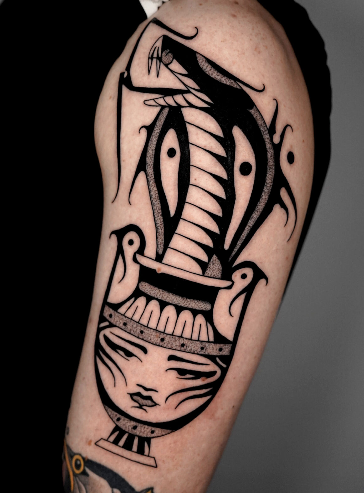 Tattoo by Marco Gruschwitz, @satanischepferde