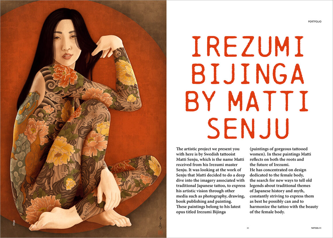 Portfolio:Irezumi Bijinga by Matti Senju