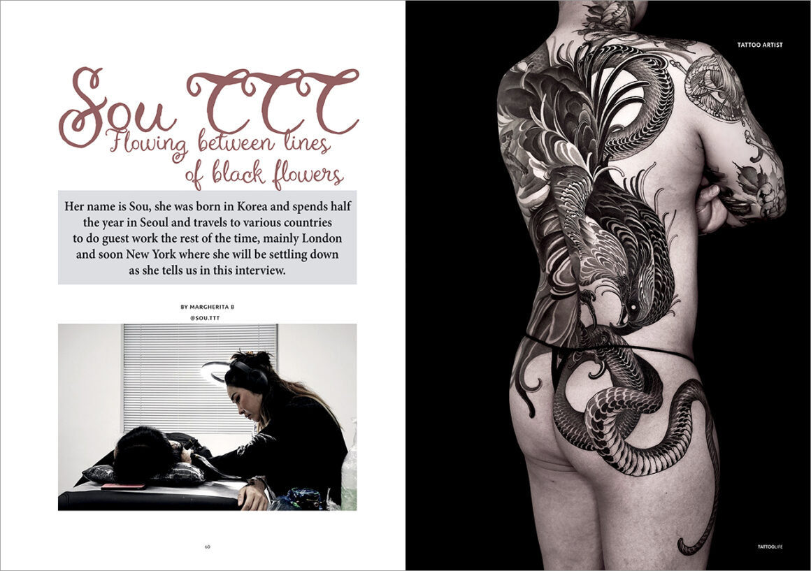 Sou TTT: Flowing between lines of black flowers