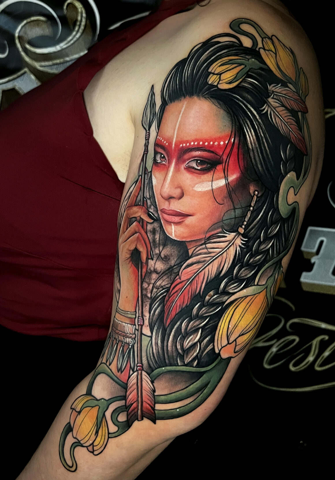 Tattoo by Bintou, @bintou