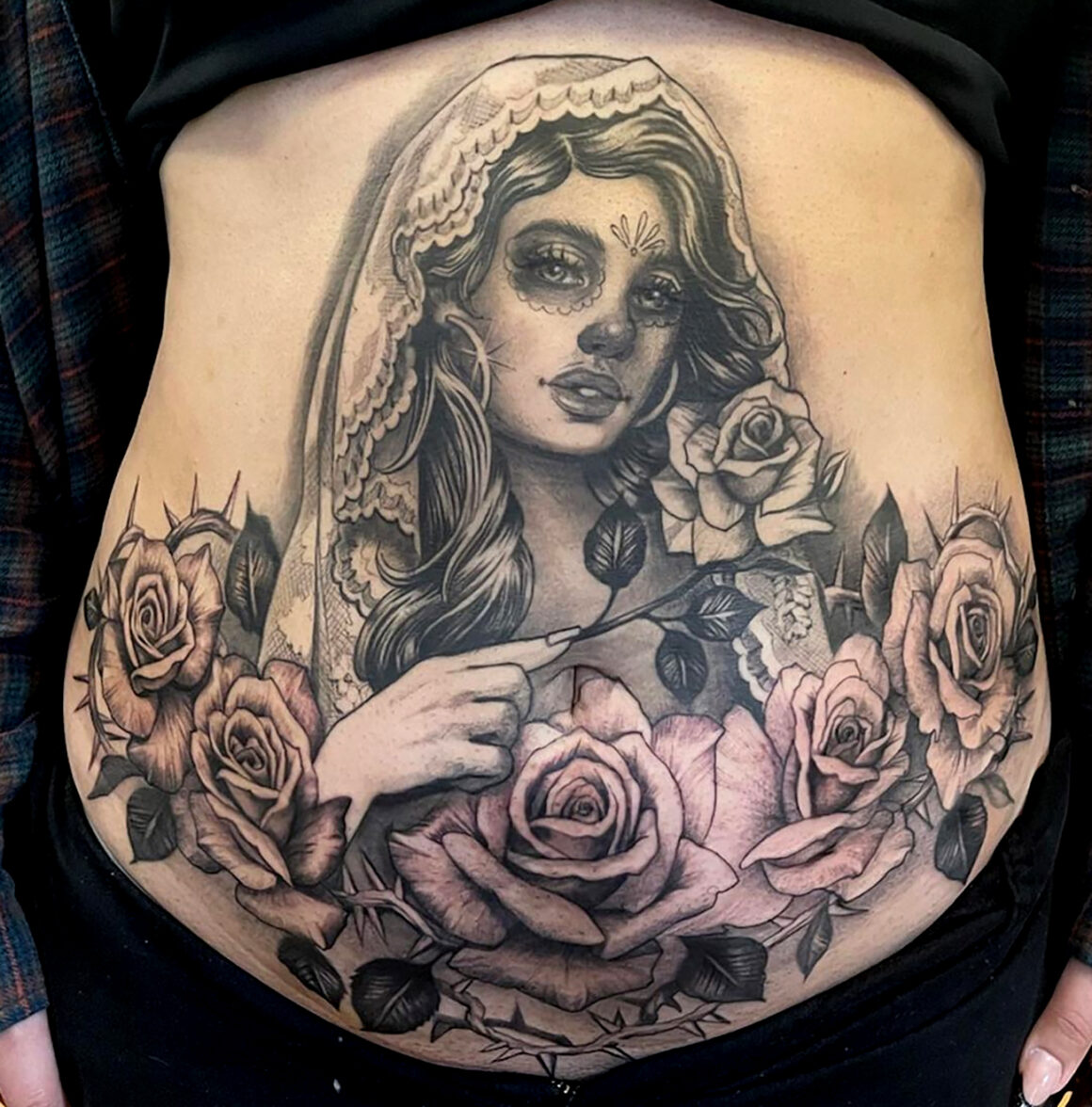 Tattoo by Elvia Guadian, @elvia_guadian