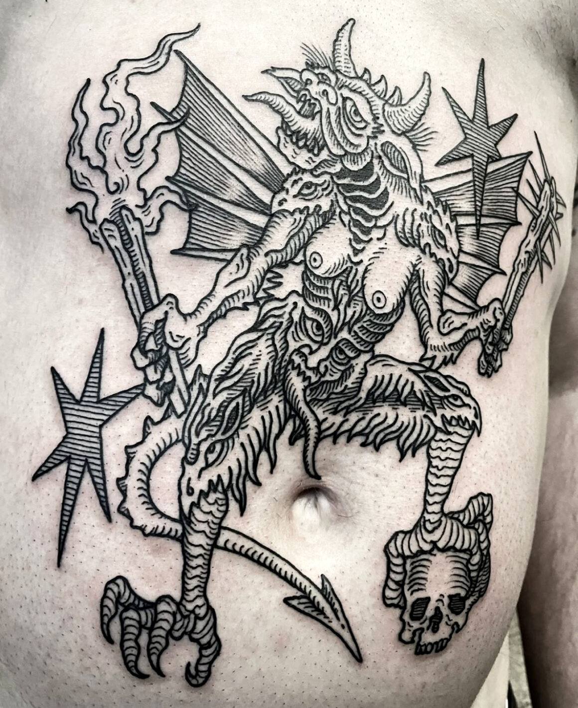 Tattoo by Lean Skvull, @leanskvull