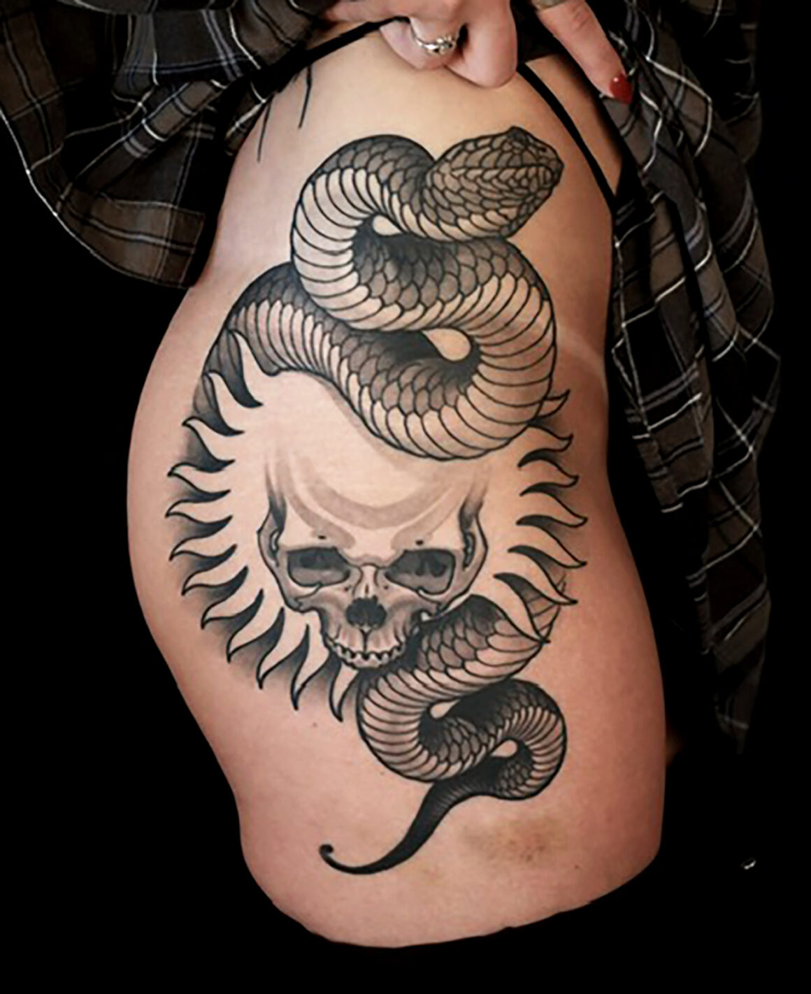 Tattoo by Michael J Kelly, @michaeljtattoos