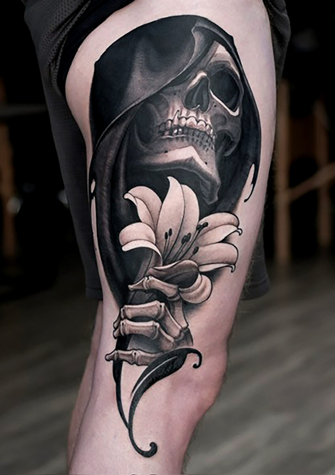 Tattoo by Michael J Kelly, @michaeljtattoos