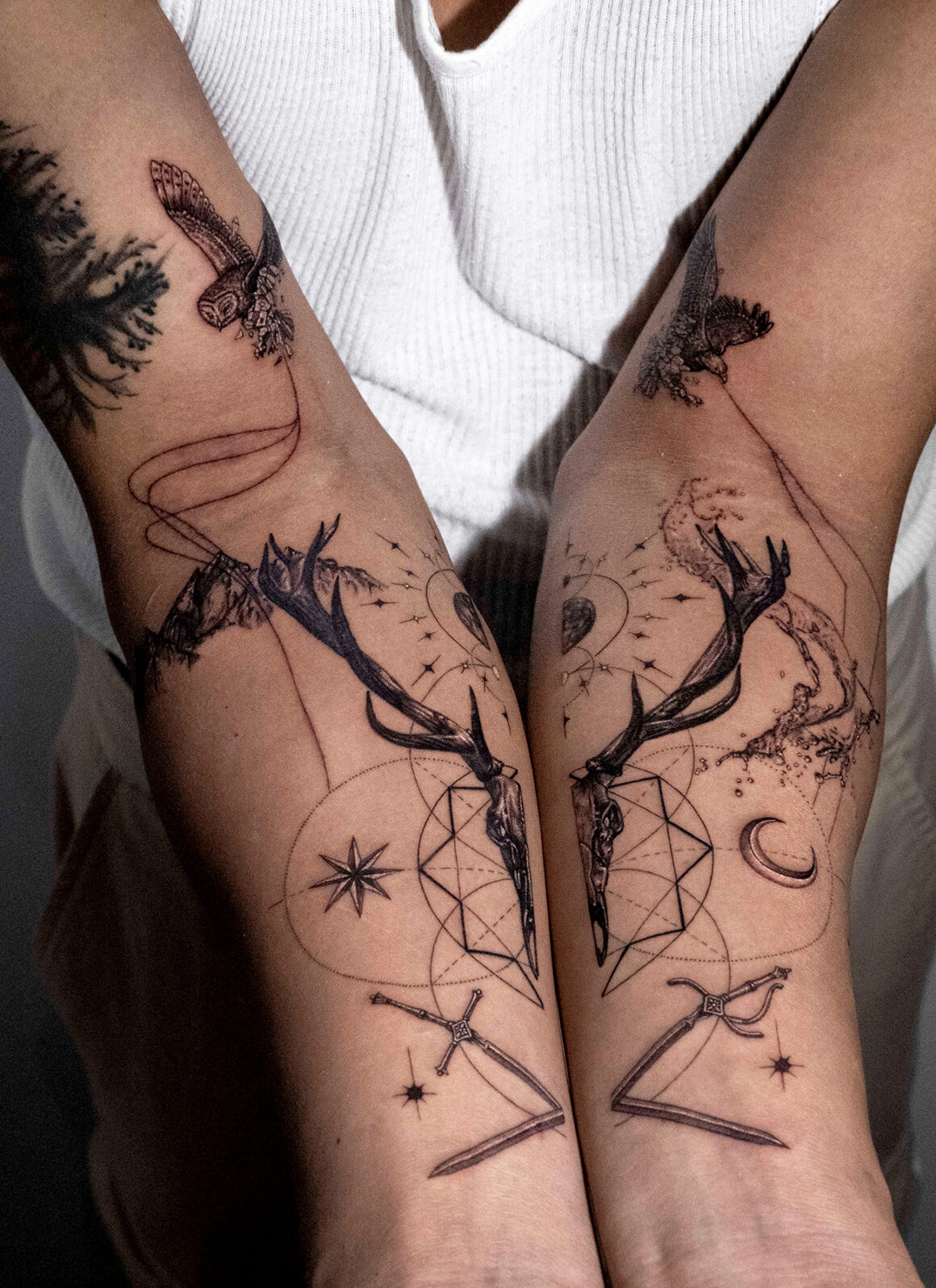 Tattoo by Youn Gi Cho, @ygtattoos
