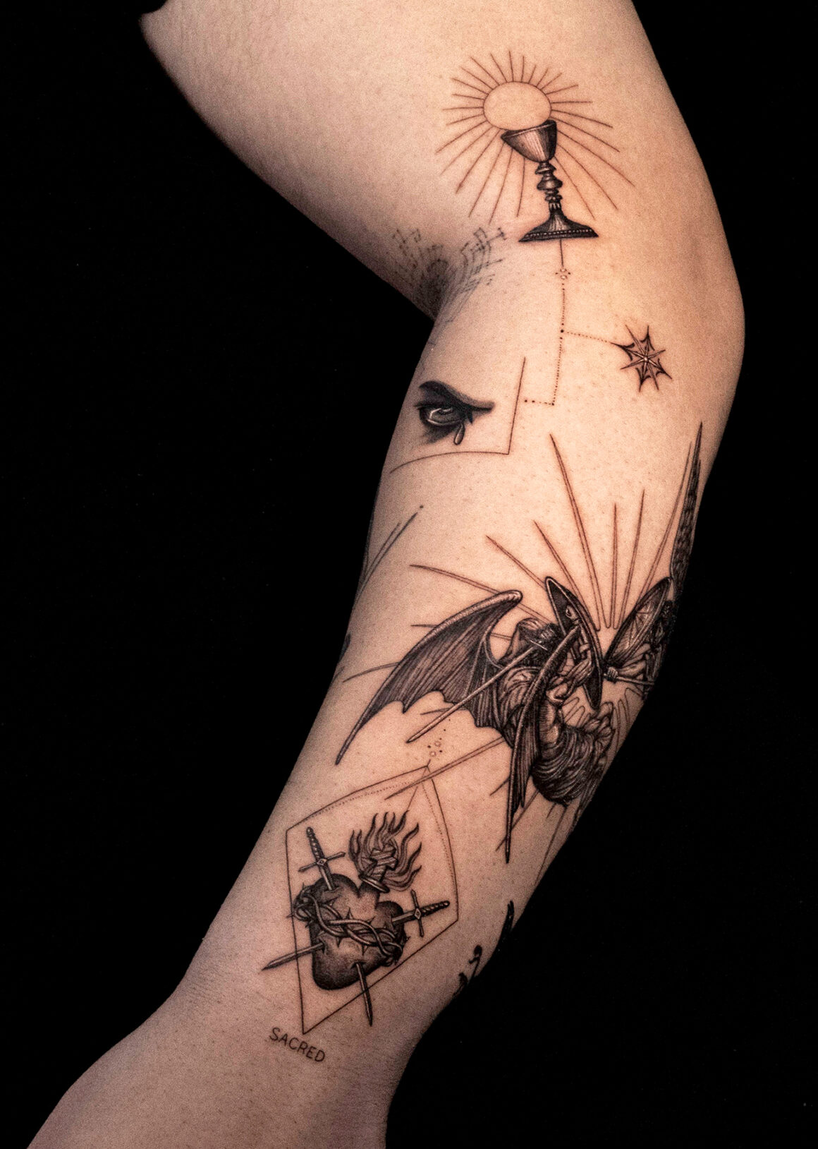 Tattoo by Youn Gi Cho, @ygtattoos