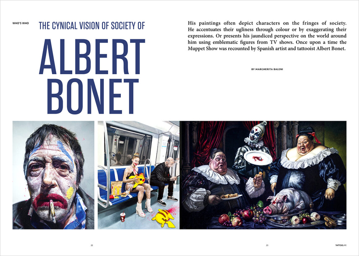 The cynical vision of society of Spanish Albert Bonet