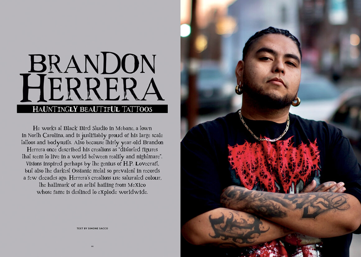 The distorted figures of Brandon Herrera