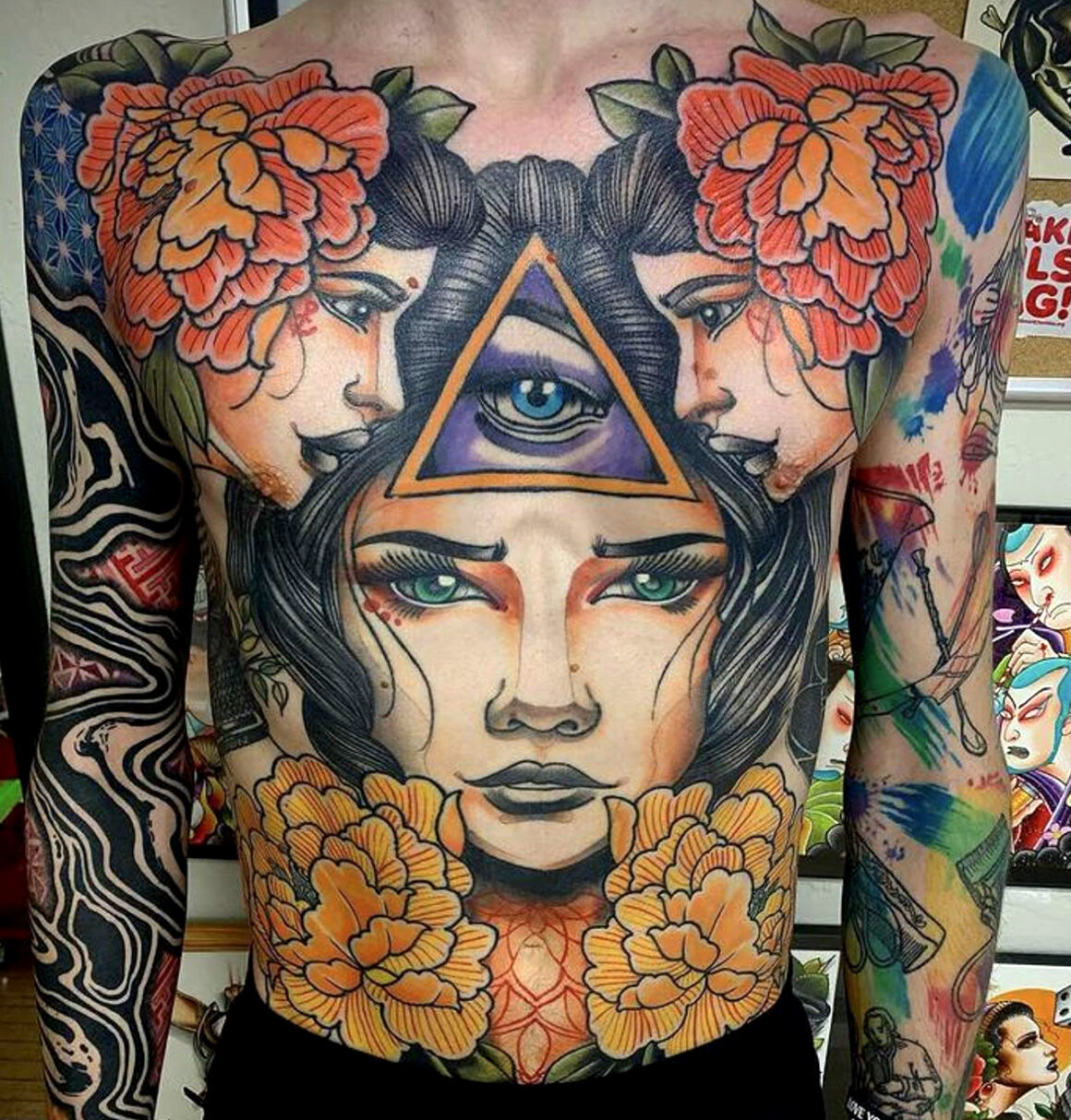 Tattoo by Tyler Harrington, @tylerharringtontattoos