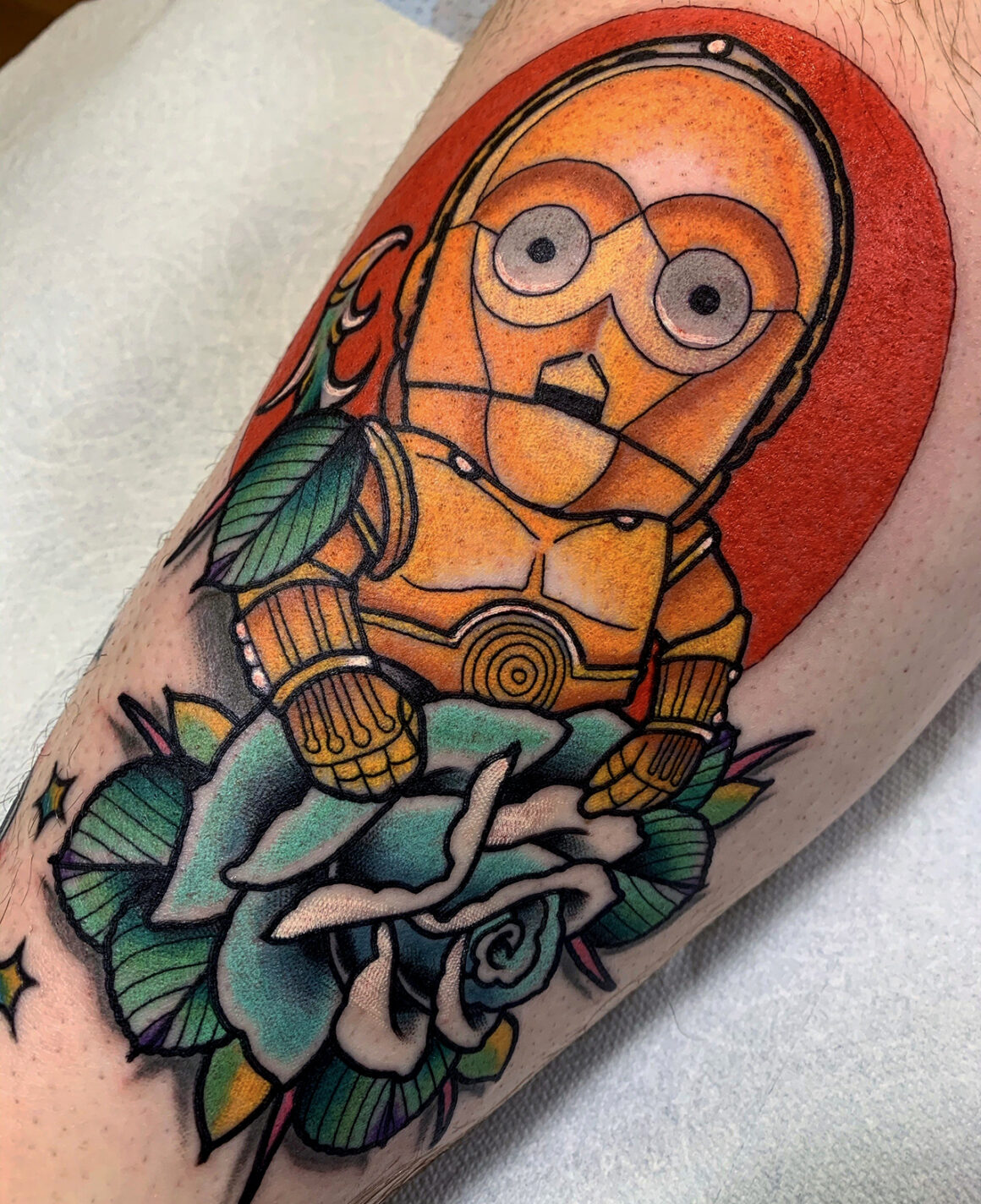 Tattoo by Tyler Harrington, @tylerharringtontattoos