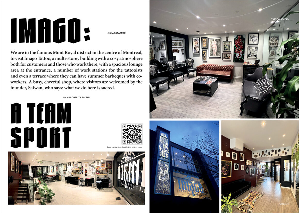 Welcome to Imago tattoo, Montreal