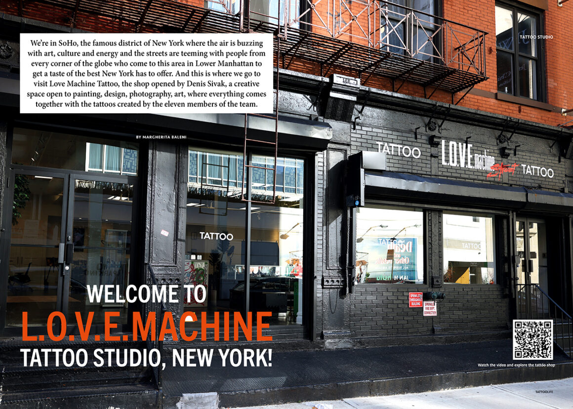 Welcome to L.O.V.E.machine Tattoo Studio, New York!